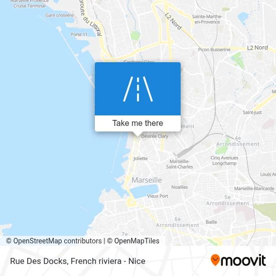 Mapa Rue Des Docks