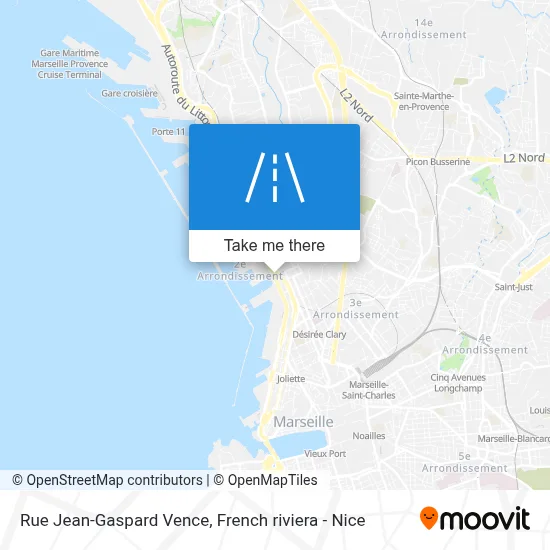 Rue Jean-Gaspard Vence map