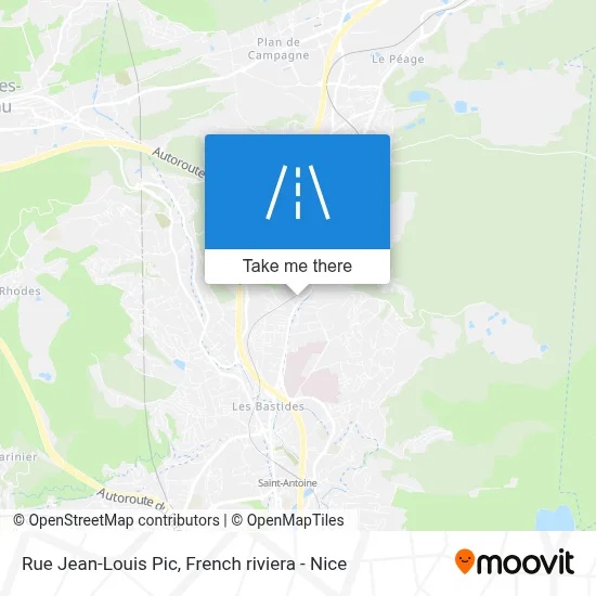 Mapa Rue Jean-Louis Pic