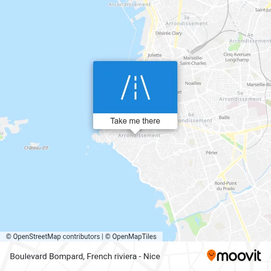 Boulevard Bompard map