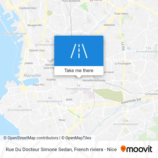 Rue Du Docteur Simone Sedan map