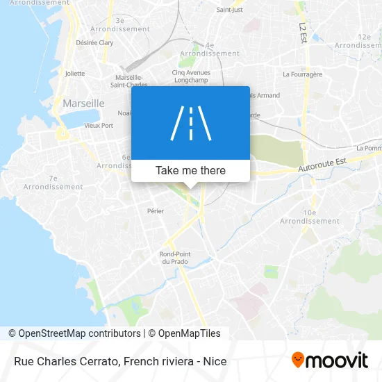 Rue Charles Cerrato map