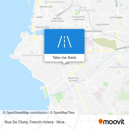 Rue De Cluny map