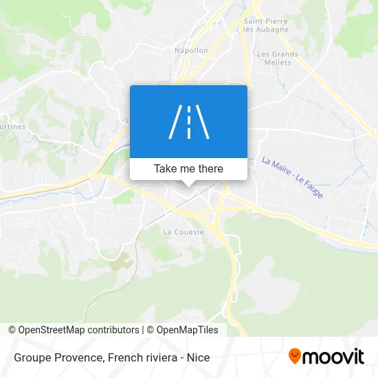 Groupe Provence map