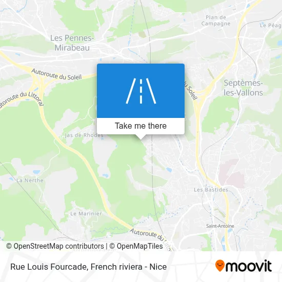 Rue Louis Fourcade map