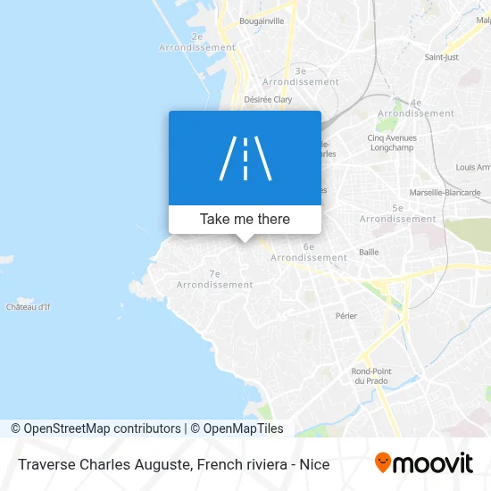 Traverse Charles Auguste map
