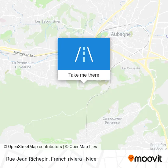 Mapa Rue Jean Richepin