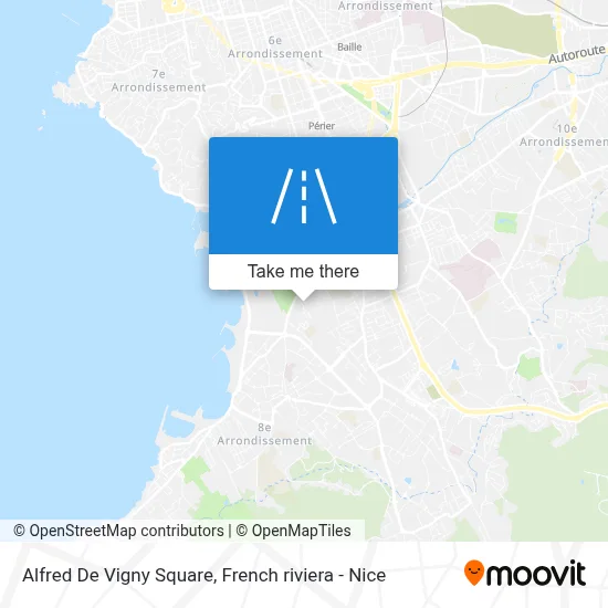 Square Alfred De Vigny map