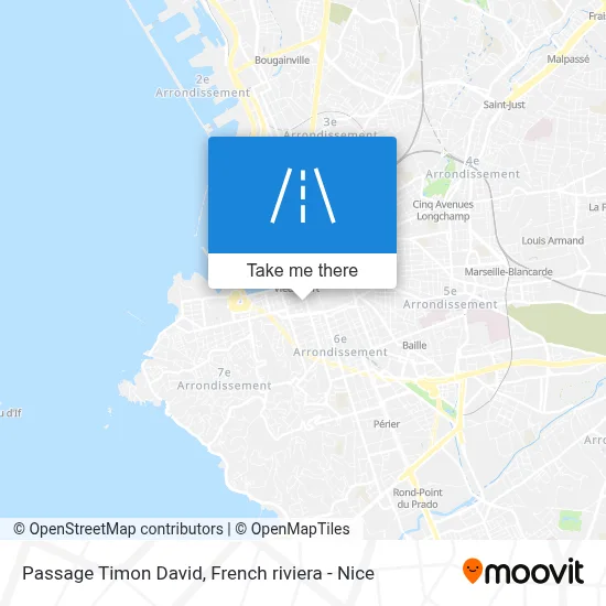 Passage Timon David map