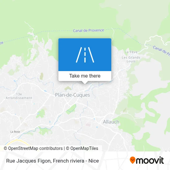 Mapa Rue Jacques Figon