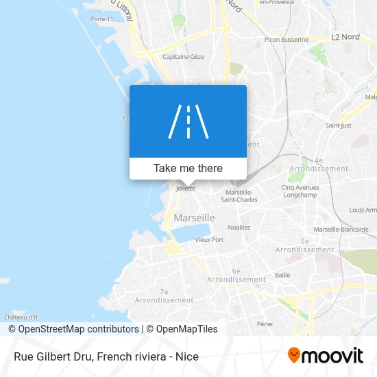 Mapa Rue Gilbert Dru