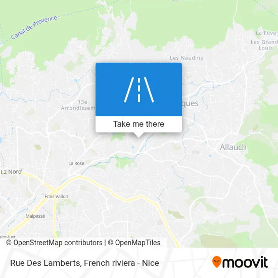 Rue Des Lamberts map