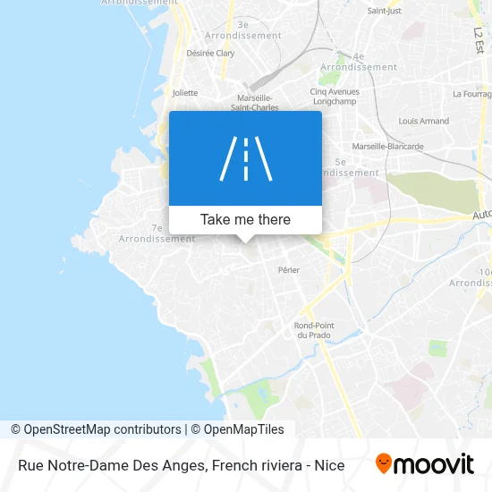 Rue Notre-Dame Des Anges map