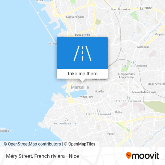Rue Méry map