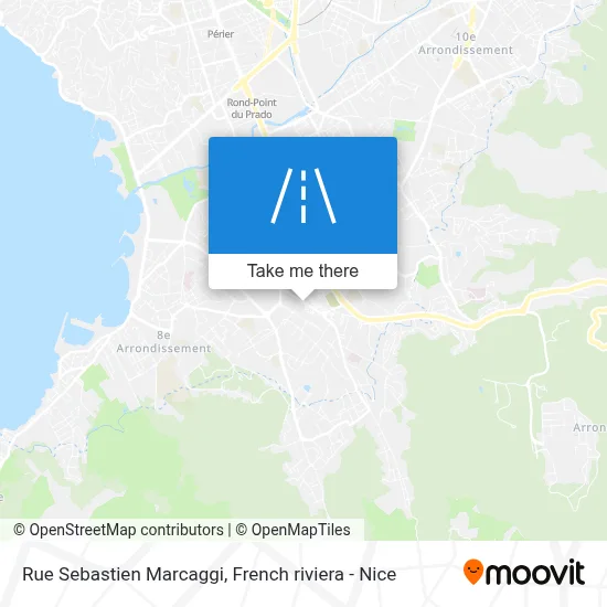 Mapa Rue Sebastien Marcaggi