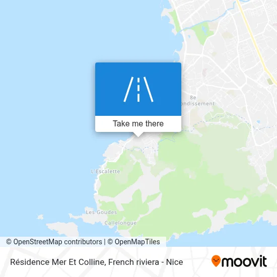 Résidence Mer Et Colline map