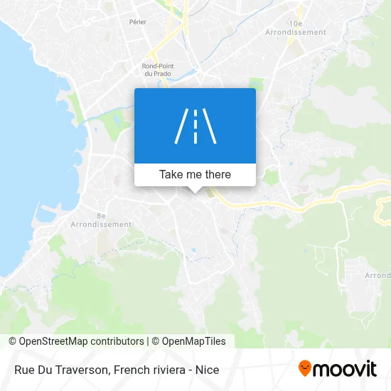 Rue Du Traverson map