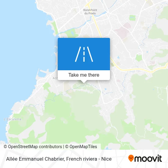Allée Emmanuel Chabrier map