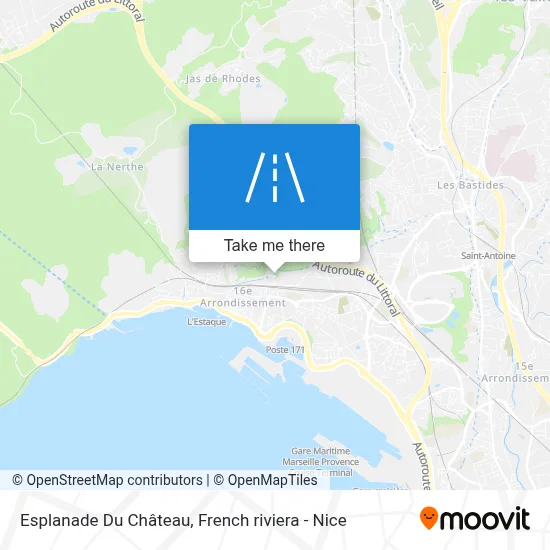 Esplanade Du Château map