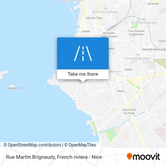 Rue Martin Brignaudy map