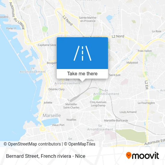 Rue Bernard map