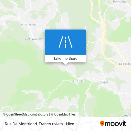 Rue De Montriand map