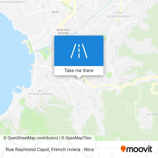 Mapa Rue Raymond Cayol
