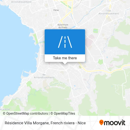 Résidence Villa Morgane map