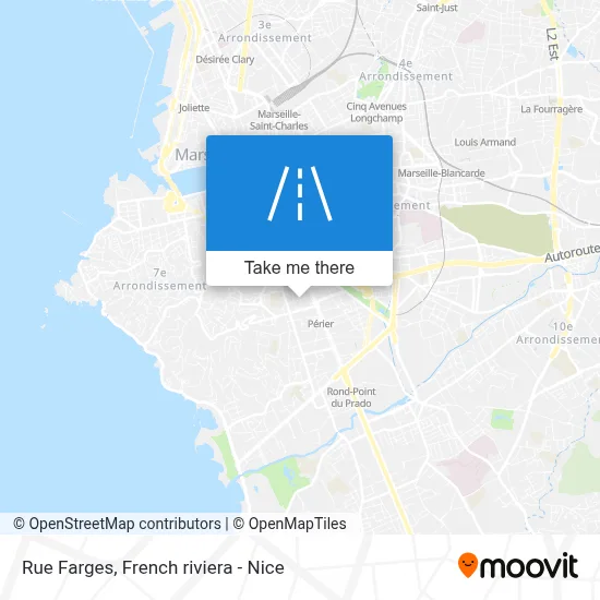Rue Farges map