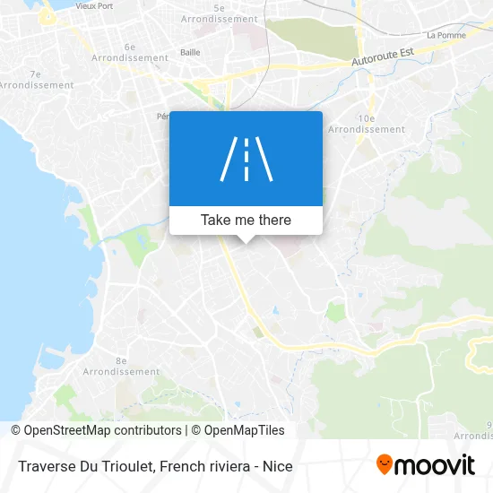 Traverse Du Trioulet map