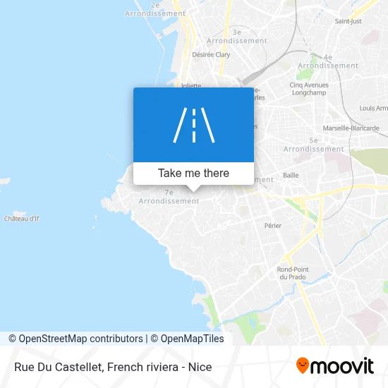 Rue Du Castellet map