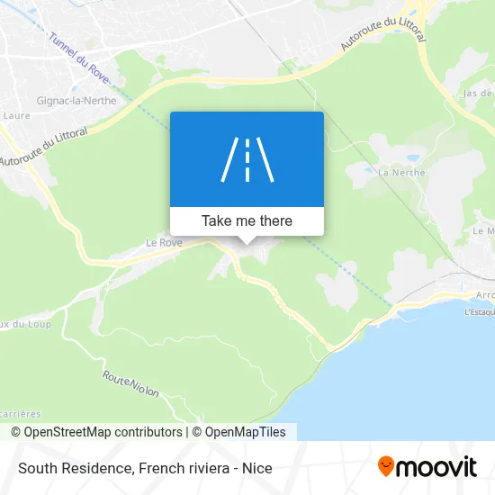Résidence Plein Sud map