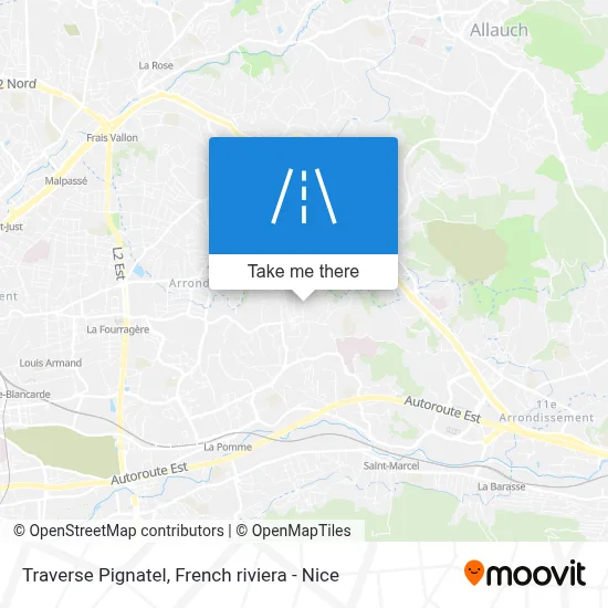 Traverse Pignatel map