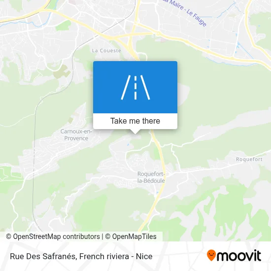 Rue Des Safranés map