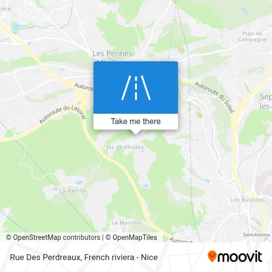 Rue Des Perdreaux map