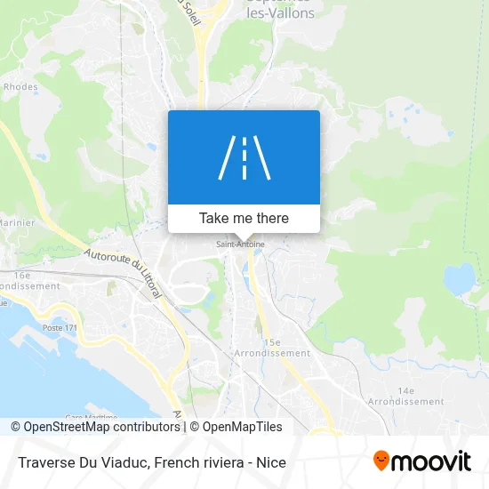 Traverse Du Viaduc map