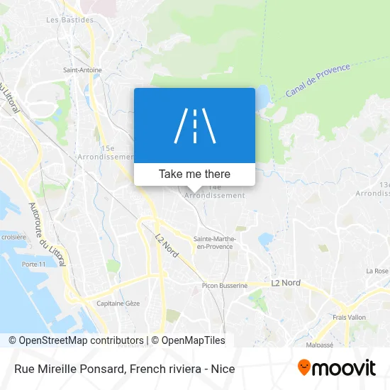 Rue Mireille Ponsard map