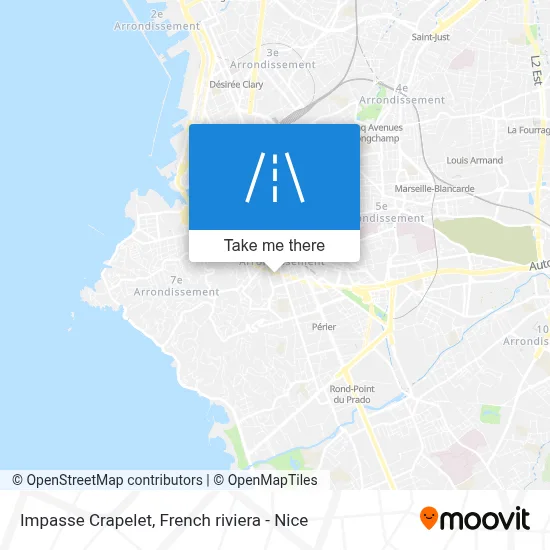 Impasse Crapelet map