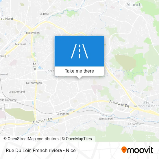 Rue Du Loir map