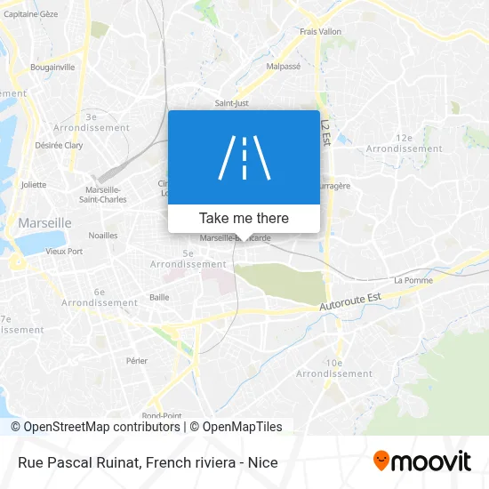Mapa Rue Pascal Ruinat