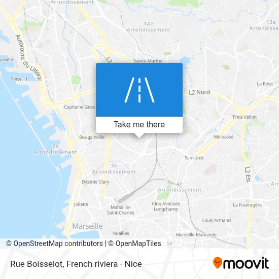 Mapa Rue Boisselot