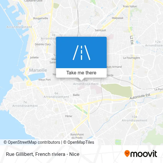 Rue Gillibert map