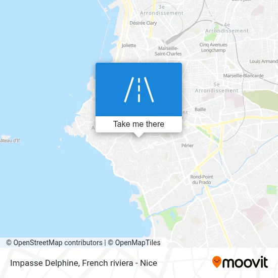 Impasse Delphine map