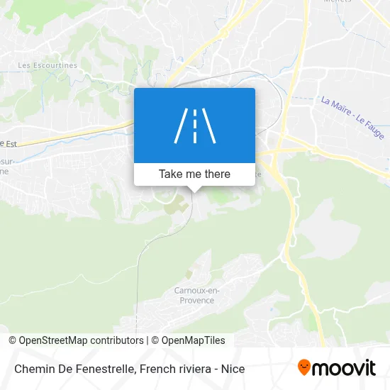 Chemin De Fenestrelle map
