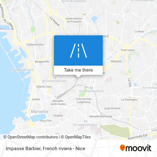 Impasse Barbier map