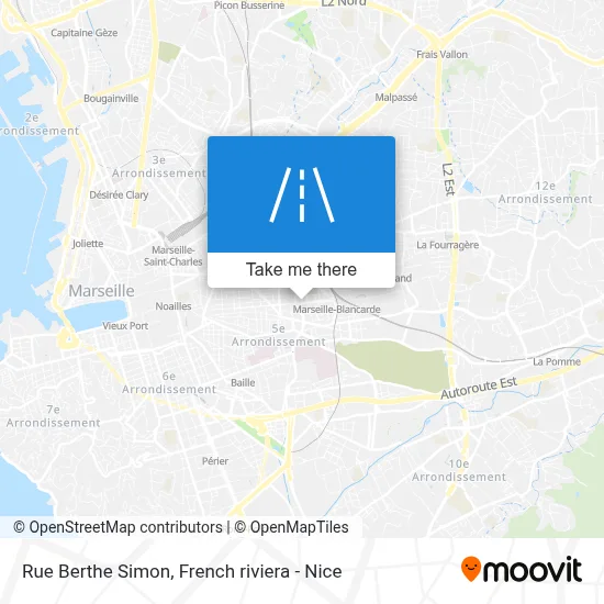 Rue Berthe Simon map