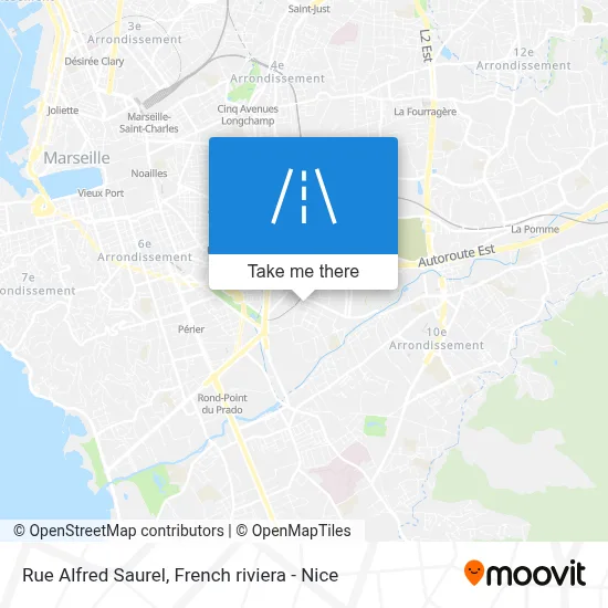 Rue Alfred Saurel map