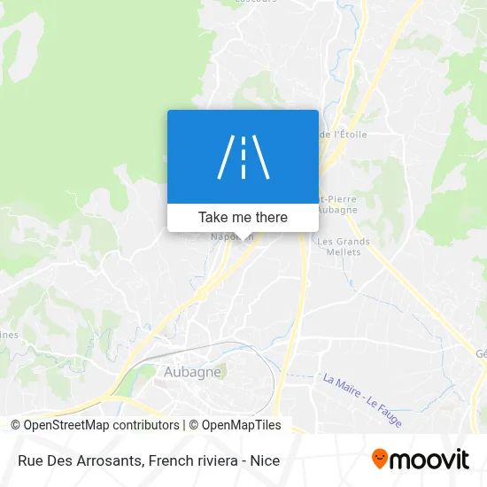 Rue Des Arrosants map