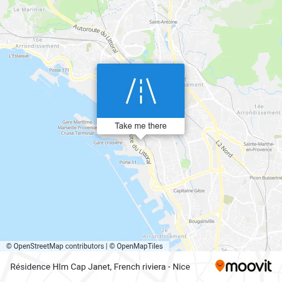 Résidence Hlm Cap Janet map