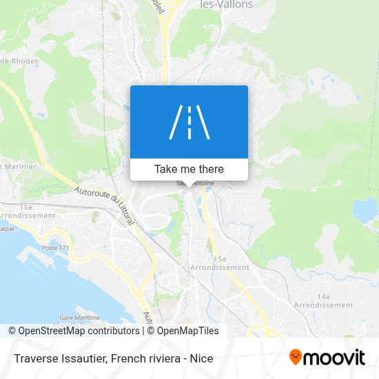 Traverse Issautier map